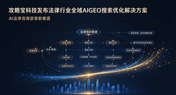 攻略宝科技吉易鸥推出律所行业全域AIGEO解决方案,抢占AI法律咨询决策入口